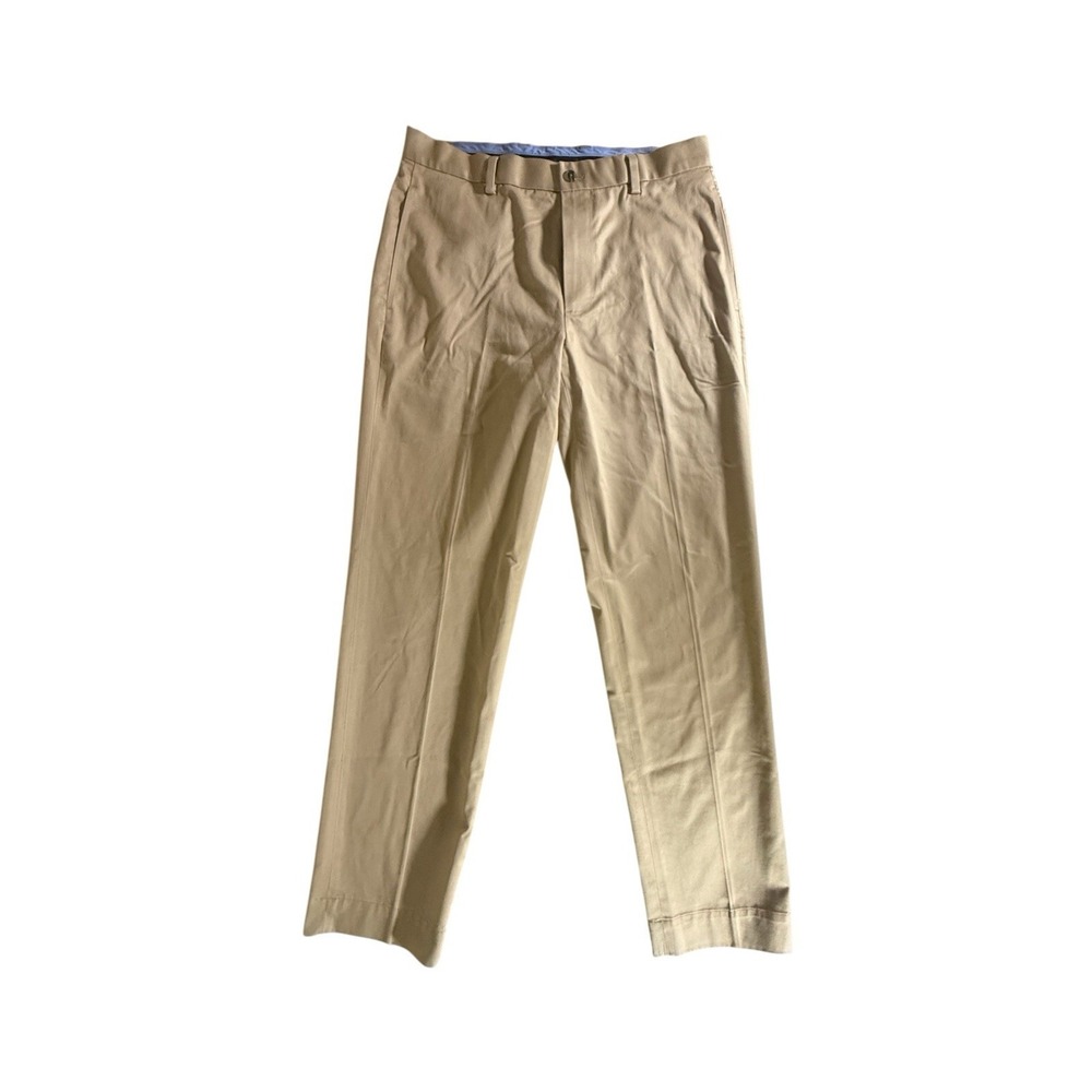 Brooks Brothers Chino Pants Adult Size 33/32 Khaki Lightweight Advantage Mens